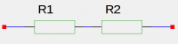 Reihenschaltung von zwei Widerständen