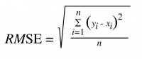 Rechnung RMSE-Wert